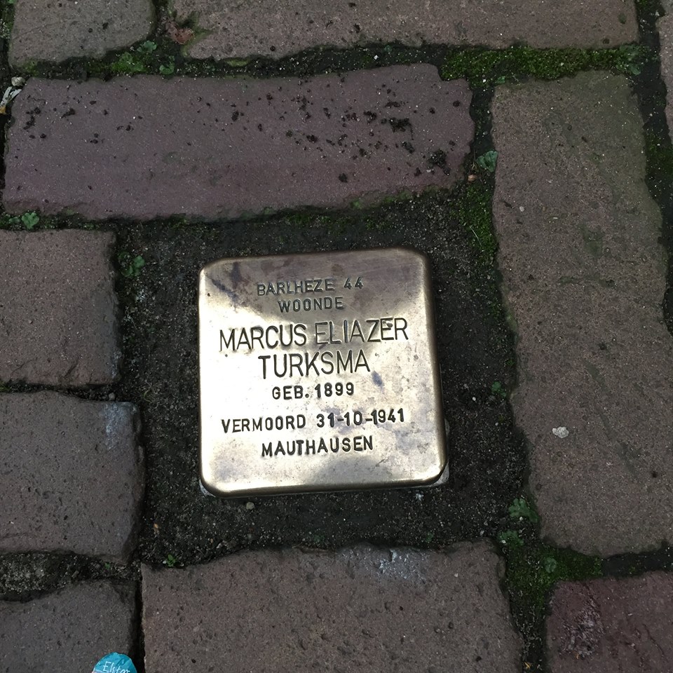 Stolperstein voor Marcus Turksma