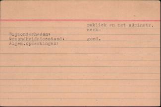 Achterkant kaart carthoteek
